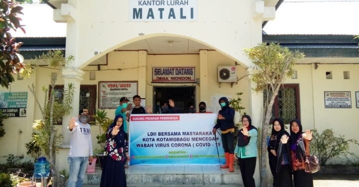 Cegah Covid-19 LDII Kota Mobagu Gelar Baksos