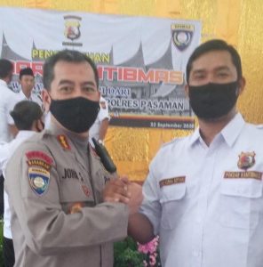 Wakapo;da Sumbar Lantik Pokdar Kamtibmas Wilayah V Sumbar