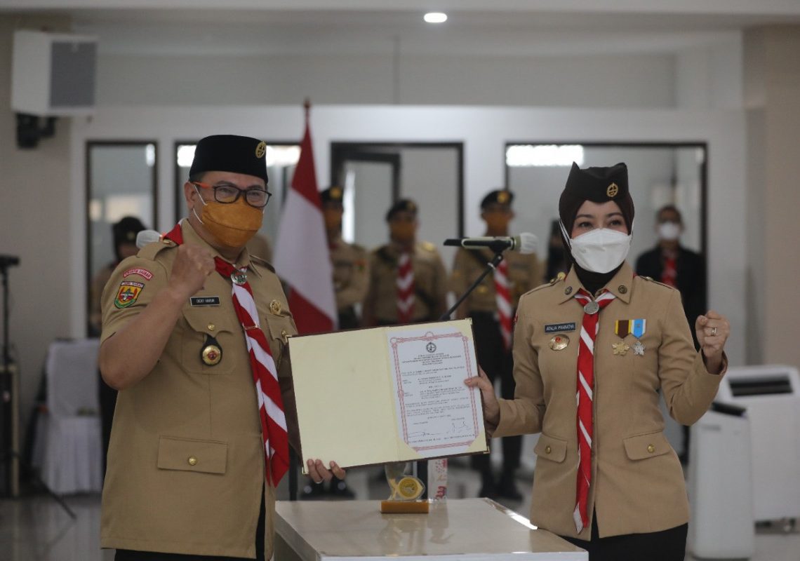Lantik Sako SPN Jabar, Kak Atalia Ridwan Kamil Tekankan Pembinaan Karakter Anak Bangsa