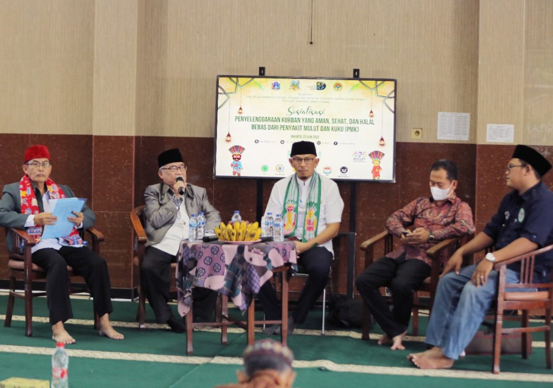 Sudin KPKP dan DPD LDII Jaksel Berkolaborasi Kendalikan PMK