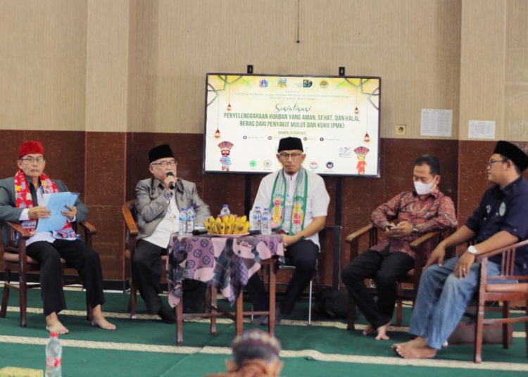 Sudin KPKP dan DPD LDII Jaksel Berkolaborasi Kendalikan PMK