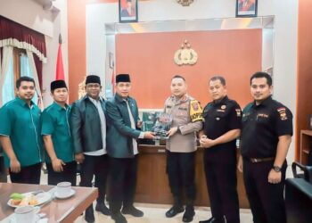 Tingkatkan Sinergi, Pengurus Tiga Ormas Silaturahim Dengan Kapolres Kediri Kota