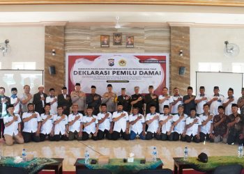 Kapolresta dan LDII Sidoarjo Simak Deklarasi Pemilu Damai LDII