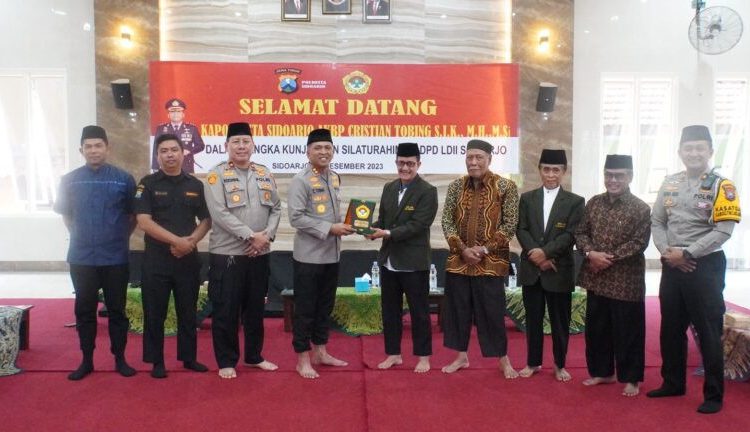 Kapolresta Sidoarjo dan LDII Jalin Komitmen untuk Sukseskan Pemilu 2024