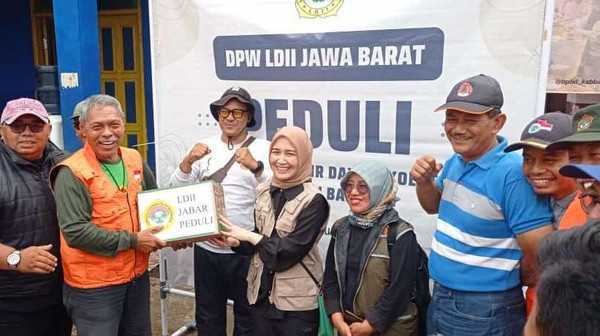 LDII Jabar Salurkan Bahan Pangan bagi Korban Banjir