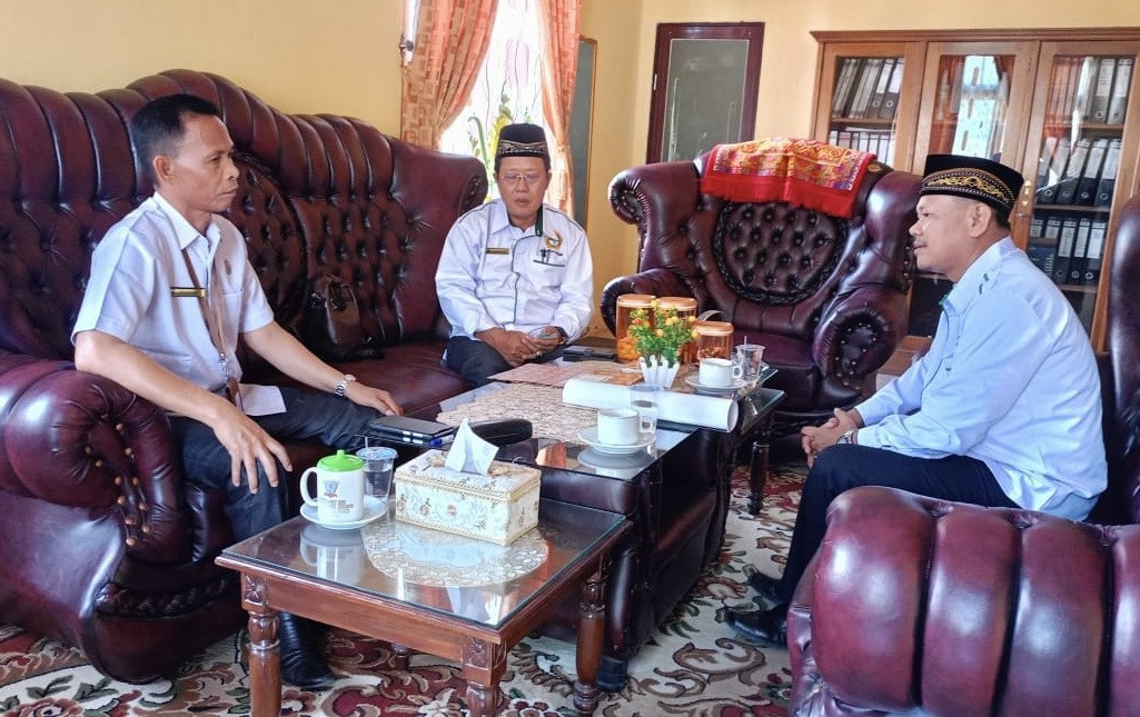 PC LDII Audiensi dengan Camat Kamang Baru Tingkatkan Silaturrahim