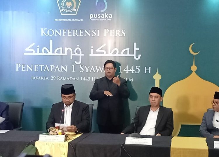 Pemerintah Tetapkan 1 Syawal 1445 Jatuh pada 10 April 2024