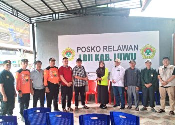 DPW LDII Sulsel Salurkan Bantuan Untuk Korban Banjir dan Tanah Lonsor di Kabupaten Luwu