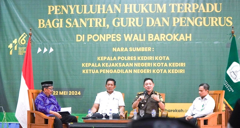 Ponpes Wali Barokah dan LDII Kota Kediri Gelar Penyuluhan Hukum Terpadu, Diikuti Ratusan Peserta