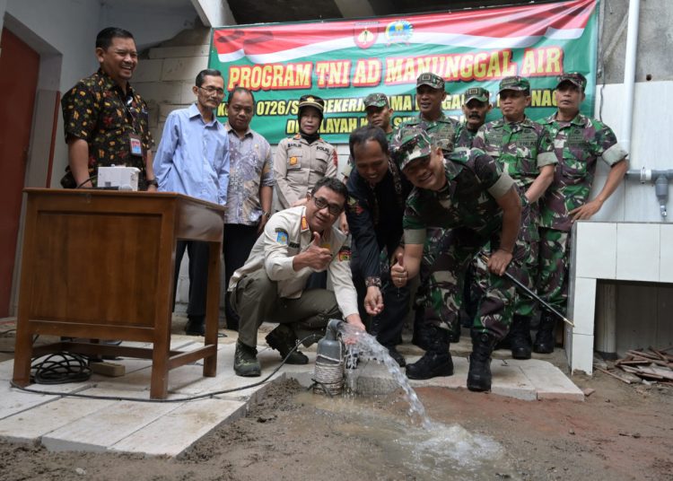 Dandim Sukoharjo Resmikan Sumur Bor di Ponpes LDII