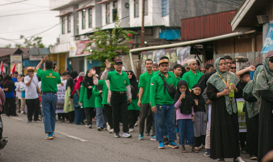LDII Timika Hadiri Pawai Ta’aruf untuk Sambut Tahun Baru Islam