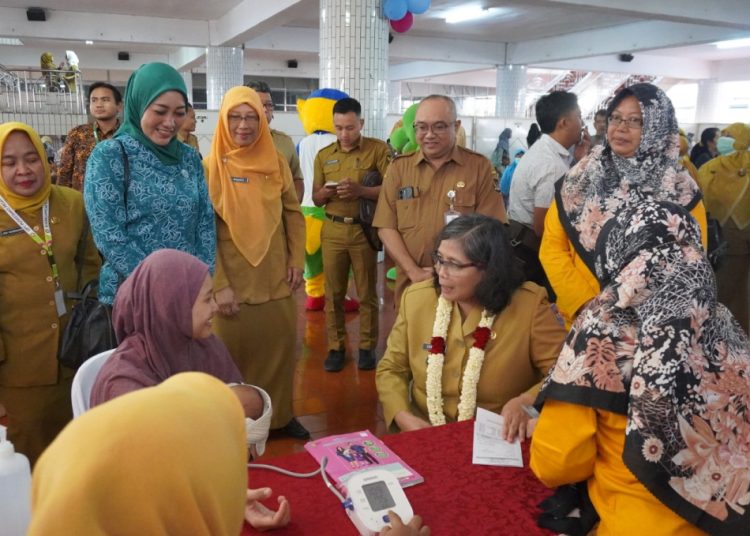 Pj Wali Kota Kediri Lansir Posyandu ‘Center of Excellent’ di Ponpes Wali Barokah
