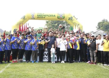 Peduli Pembinaan Sepak Bola Usia Dini, Menpora dan LDII Apresiasi Festival Sepak Bola FORSGI Piala Kemenpora II