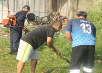 Sambut Hari Kemerdekaan RI, Warga LDII Kemang Gelar Aksi Bersih Lingkungan