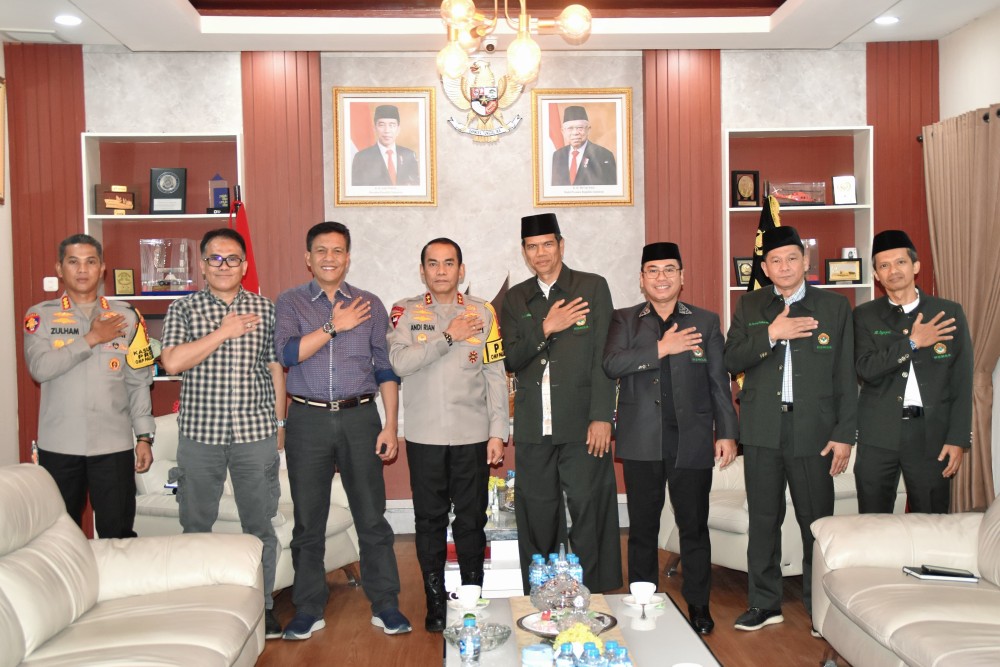 Jelang Muswil, DPW LDII Sulsel Silaturahim dengan Kapolda