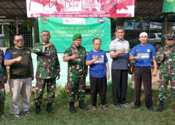 PAC LDII Gunung Putri Gelar Kerja Bakti Untuk Negeri Bersama Warga