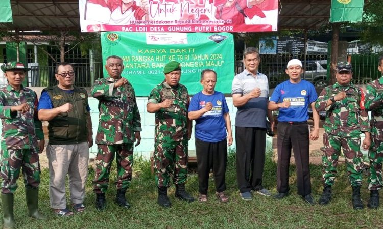 PAC LDII Gunung Putri Gelar Kerja Bakti Untuk Negeri Bersama Warga