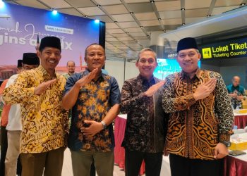 KBIHU Wali Barokah Hadiri Sosialisasi Penerbangan Umrah Perdana di Bandara Dhoho Kediri