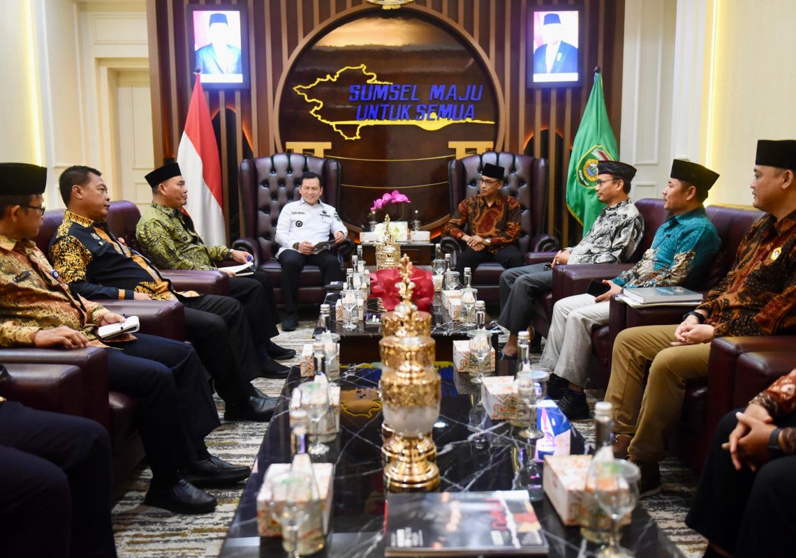 LDII Sumsel Sampaikan Hasil Rakornas ke Pj Gubernur Elen Setiadi