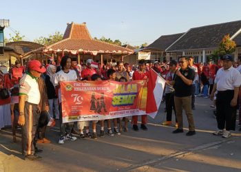 Peringati HUT RI, LDII Sukoharjo Gelar Jalan Sehat Bersama Pemerintah dan Masyarakat