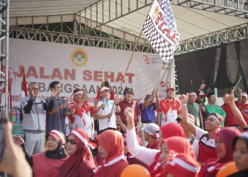 2.500 Warga LDII Jakut Jalan Sehat Sambut Hari Olahraga Nasional