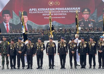 LDII Hadiri Gelar Apel Kesiapan Pengamanan Pengambilan Sumpah Presiden dan Wakil Presiden