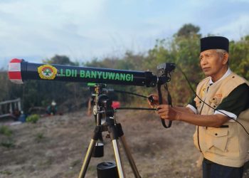 Tim Rukyatul Hilal LDII Gelar Pemantauan di Pantai Pancur Alas Purwo Banyuwangi