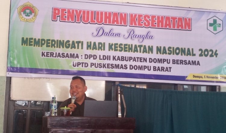 LDII Dompu Gelar Penyuluhan Kesehatan Gandeng UPTD Puskesmas