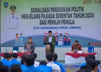 Bakesbangpol Jombang Bekali Santri Ponpes Gadingmangu Sistem Pilkada