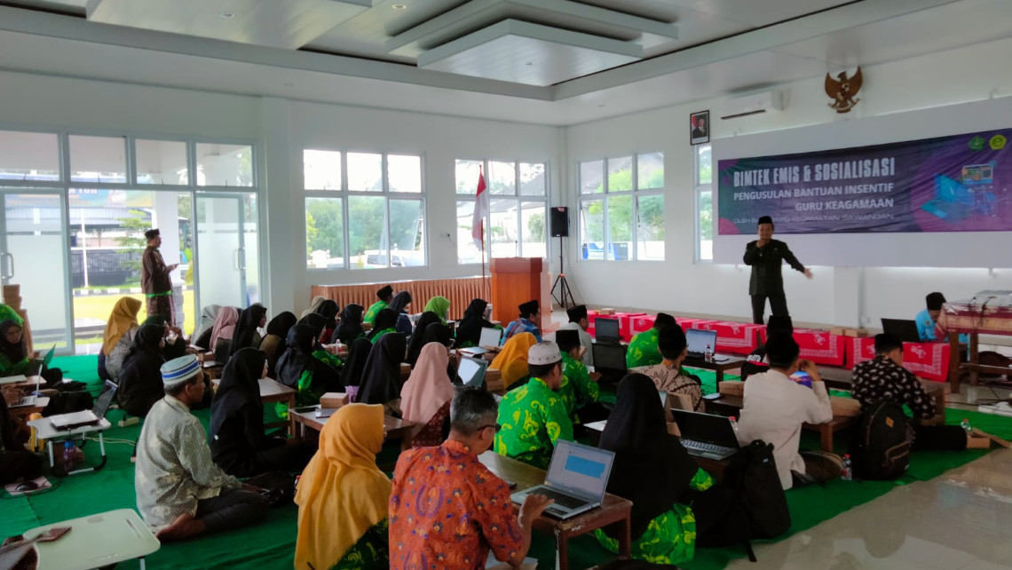 LDII Sawangan Hadiri Bimtek Guru Keagamaan dan Sosialisasi Bantuan Insentif Guru Keagamaan