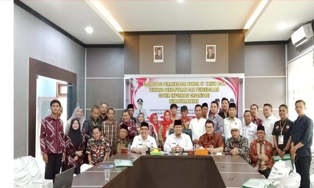 LDII Banyuasin Hadiri Sosialisasi Kesbangpol Terkait Pendaftaran Ormas