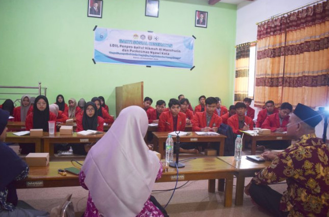 LDII Ngawi Bekali Santri Edukasi Penyakit Saat Musim Hujan