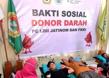 LDII Jatinom Bersama FKKI Gelar Donor Darah Dukung Pengadaan Darah PMI