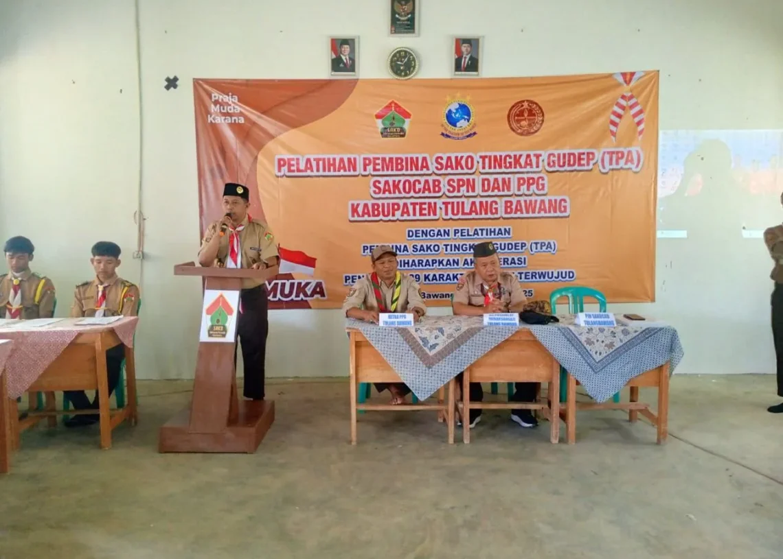 Sako SPN Tulang Bawang Helat Pelatihan Pembina Gugus Depan