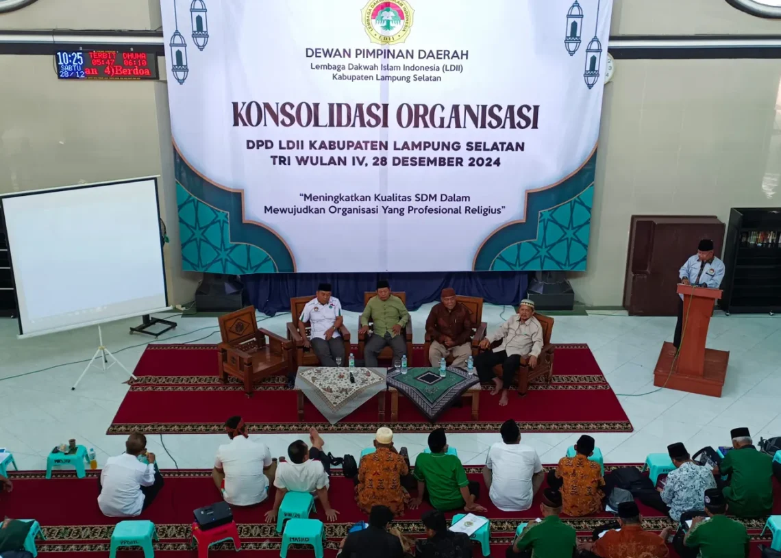 Tingkatkan Kinerja Pengurus, LDII Lampung Selatan Helat Konsolidasi Organisasi