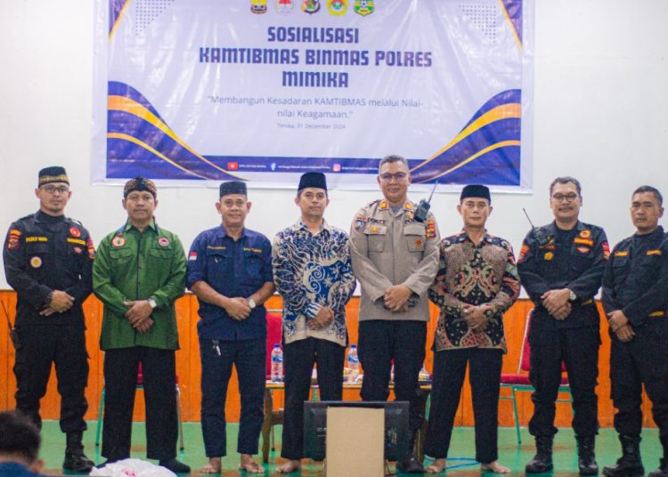 Kasat Binmas Polres Mimika Ajak Generasi Muda LDII Jaga Kamtibmas