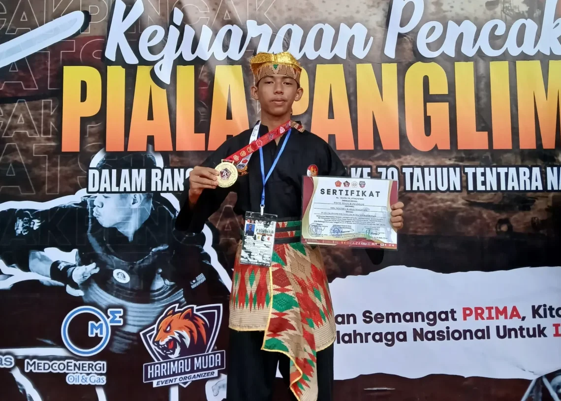 Atlet Muda LDII Magetan Juara Nasional Kompetisi Pencak Silat Piala Panglima TNI
