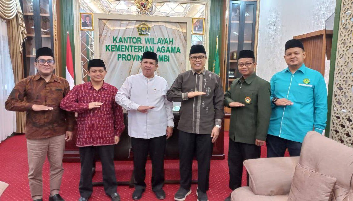 LDII Audiensi dengan Kemenag Jambi Terkait Persiapan Tim Rukyatul Hilal