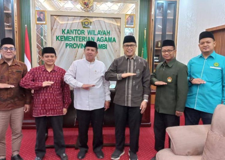 LDII Audiensi dengan Kemenag Jambi Terkait Persiapan Tim Rukyatul Hilal