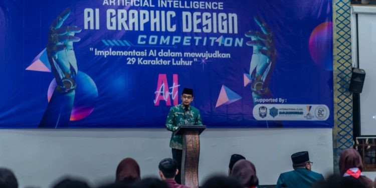 Para Siswa SMA Budi Utomo Demonstrasikan 29 Karakter Luhur dengan Desain Grafis AI