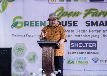 Dukung Ketahanan Pangan, SMK Budi Utomo Luncurkan Green House Berbasis Smart Farming