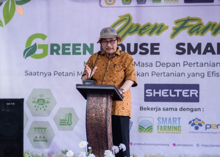 Dukung Ketahanan Pangan, SMK Budi Utomo Luncurkan Green House Berbasis Smart Farming