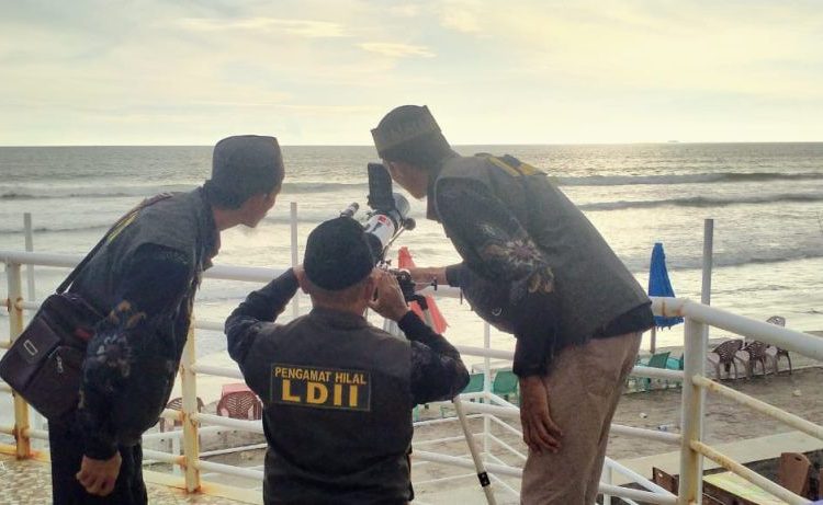 LDII Bengkulu Berpartisipasi Amati Hilal di Pantai Panjang
