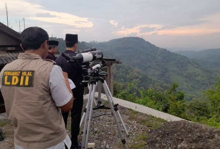 LDII Gunungkidul dan Kemenag Pantau Hilal Awal Ramadan