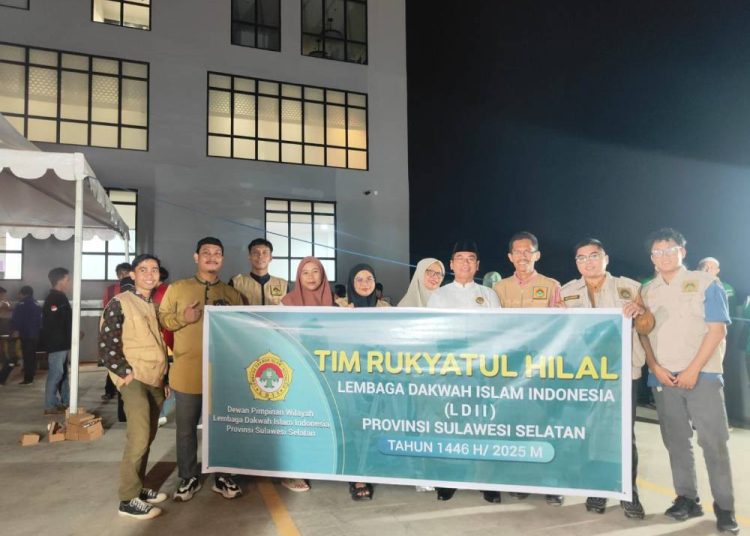 LDII Sulsel Bersama Kemenag Amati Hilal di CPI Kota Makassar