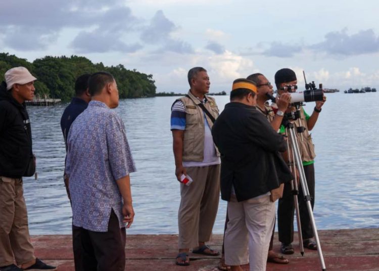 Kemenag Biak Numfor Bekerja Sama dengan LDII Lakukan Pemantauan Hilal