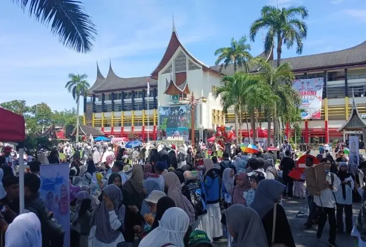 LDII Kota Padang Hadiri Aksi Solidaritas Palestina di Kantor Gubernur