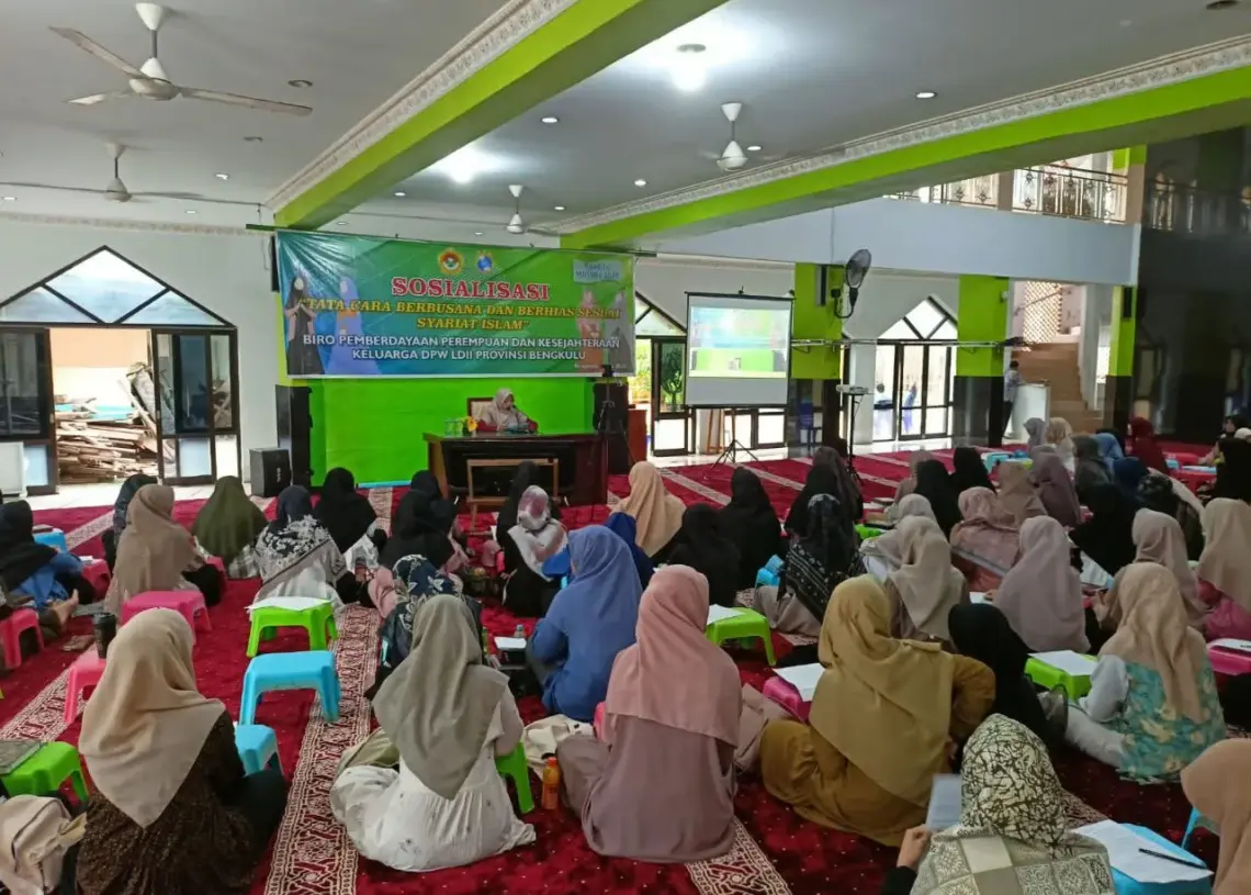 LDII Bengkulu Sosialisasi Tata Cara Berbusana Sesuai dengan Syariat Islam