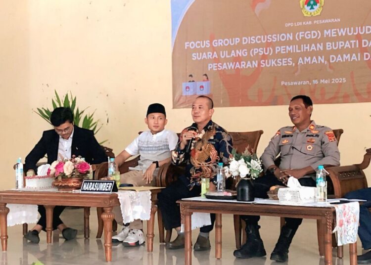 Helat FGD, LDII Ajak Sukseskan Pemilihan Suara Ulang Bupati dan Wakil Bupati Pesawaran