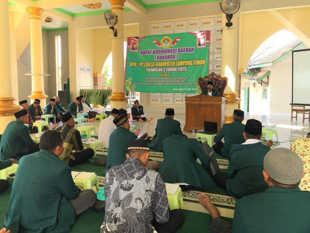 Komitmen Bina Generasi Muda, LDII Lampung Timur Helat Rakorda